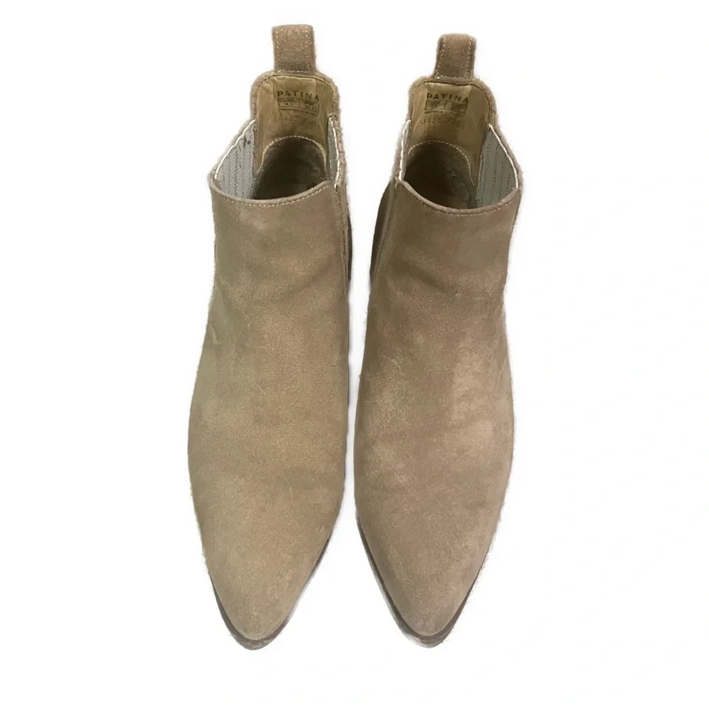 Tan Suede Ankle Boots